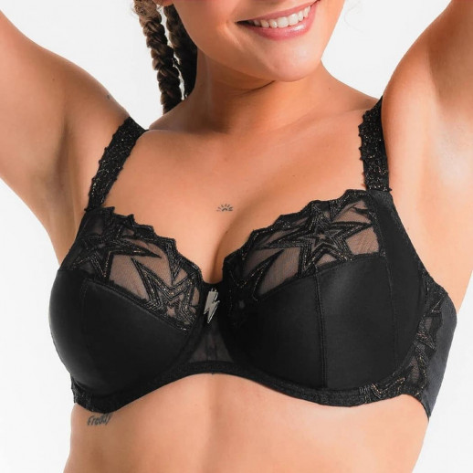 soutien gorge emboitant superstar noir Louisa Bracq