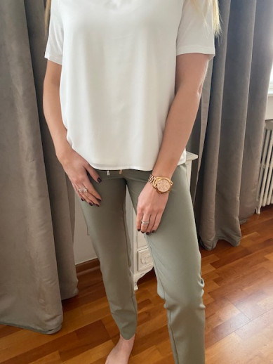 Pantalon kaki élastique taille Frankwalder