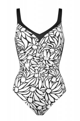 Maillot de bain noir et blanc Charmline