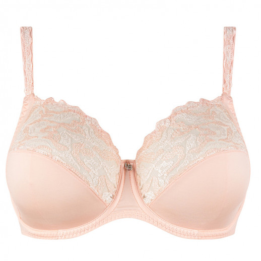Soutien gorge emboitant electric waves nude rose Louisa Bracq