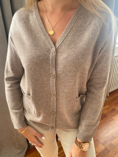 Gilet boutons col quinoa Maud et sacha