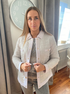 Veste matelassée beige Lebek