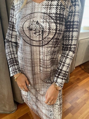 Robe réversible imprimée Tuzzi