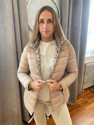 Veste matelassée réversible avec capuche Lebek