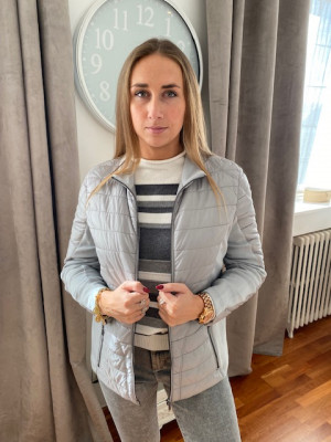 Veste matelassée gris clair Lebek
