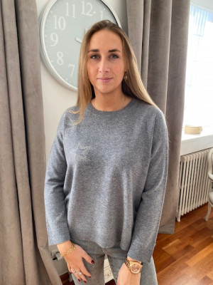 Pull gris anthracite Maud et sacha