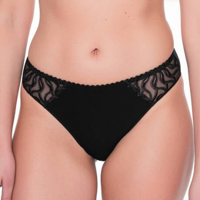 Slip esperanza noir Louisa Bracq