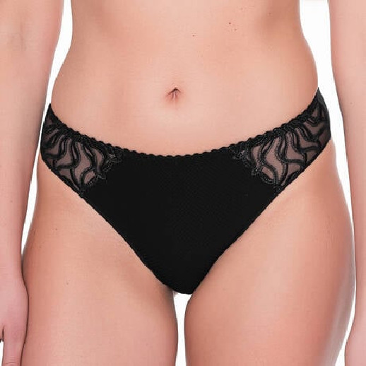 Slip esperanza noir Louisa Bracq
