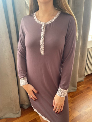 Chemise de nuit violine Loormar