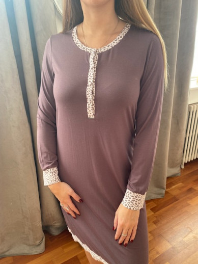 Chemise de nuit violine Loormar