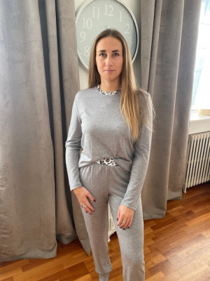 Pyjama gris chiné Egatex