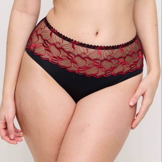 Culotte haute Springdale black rose Prima Donna