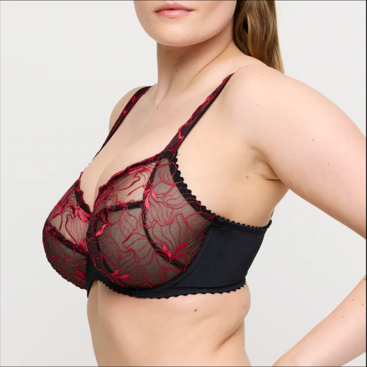 Soutien gorge emboitant Springdale black rose Prima Donna