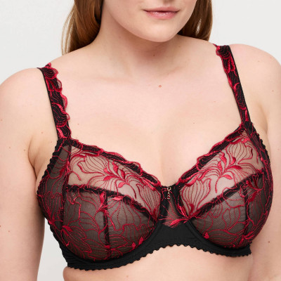 Soutien gorge emboitant Springdale black rose Prima Donna