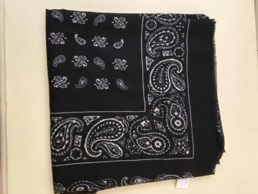 Echarpe bandana noire