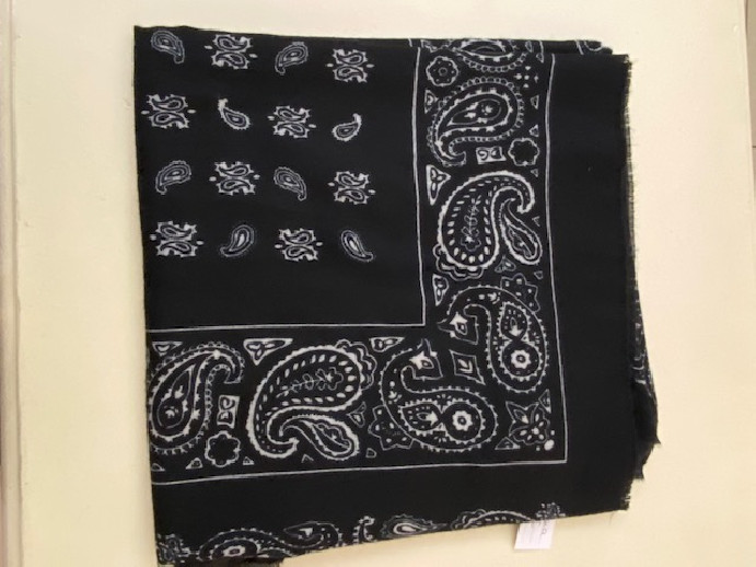 Echarpe bandana noire