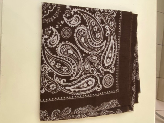 Echarpe bandana chocolat