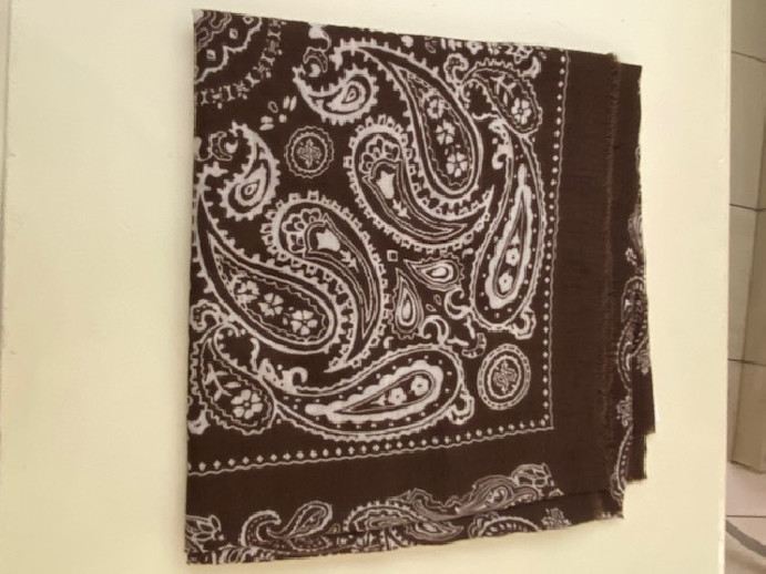 Echarpe bandana chocolat