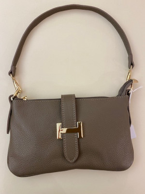 sac porté bandoulière taupe