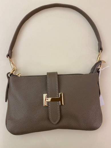 sac porté bandoulière taupe