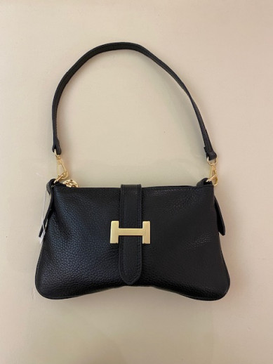 sac porté bandoulière noir