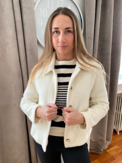 Veste beige rinopelle