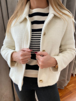 Veste beige rinopelle