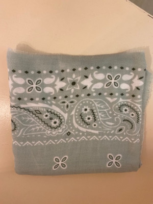 Echarpe bandana verte