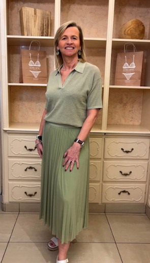 Polo vert jade Tuzzy