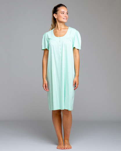 Chemise de nuit vert clair Egatex