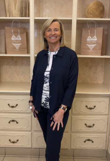 Veste marine manches 3/4 Rabe