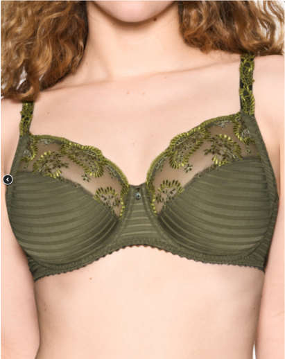 Soutien gorge emboitant Elise olive Louisa Bracq