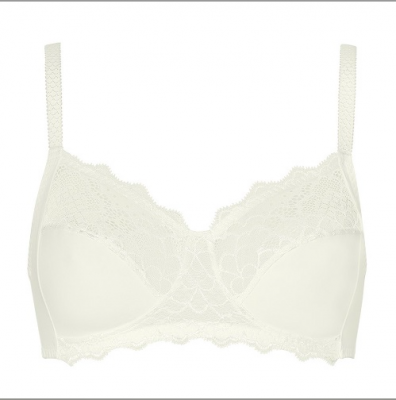 Soutien gorge sans armature caresse ivoire Simone pérèle