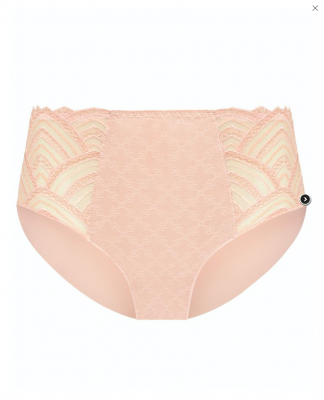 Culotte haute Jeanne nude rose Louisa Bracq