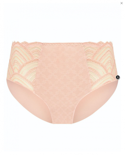 Culotte haute Jeanne nude rose Louisa Bracq