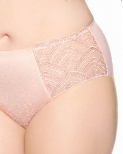 Culotte haute Jeanne nude rose Louisa Bracq