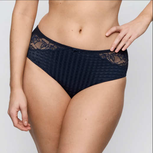 Culotte haute Madison velvet blue Prima Donna
