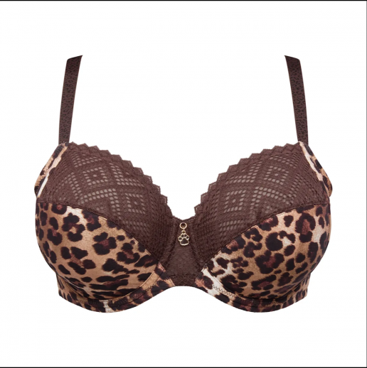 Soutien gorge emboitant Giganni leopard bloom Prima Donna Twist