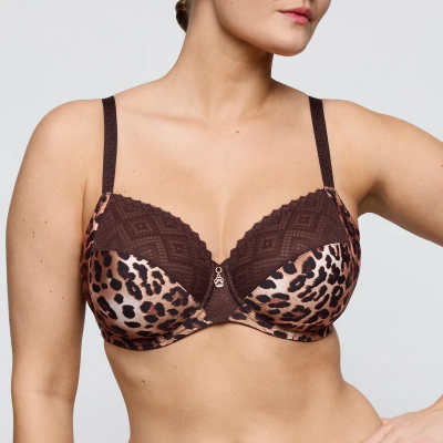 Soutien gorge emboitant Giganni leopard bloom Prima Donna Twist
