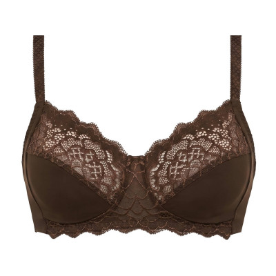 Soutien gorge sans armature Caresse chocolat Simone Pérèle