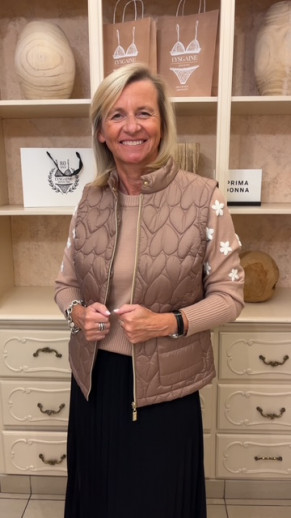 Gilet sans manche camel