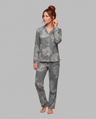 Pyjama chaud gris Egatex