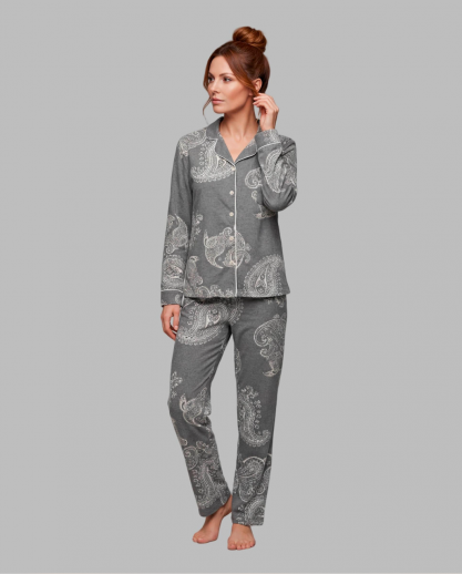 Pyjama chaud gris Egatex
