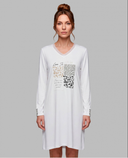 Chemise de nuit écru Egatex