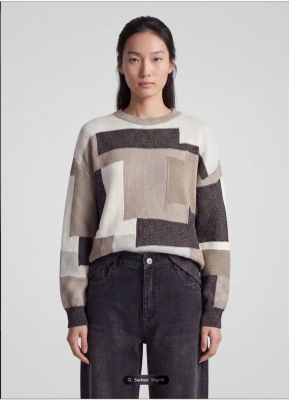 Pull imprimé chocolat Rabe