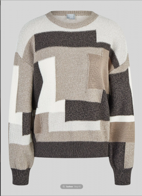 Pull imprimé chocolat Rabe