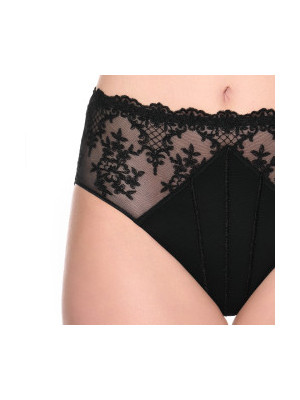 Culotte haute victoria noir Louisa Bracq